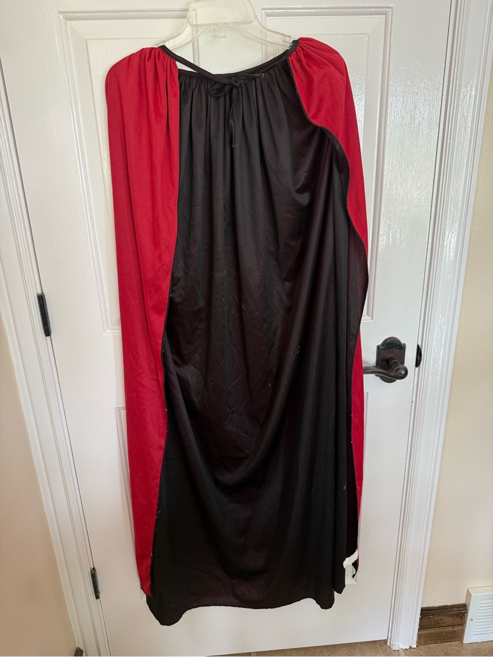 Red/Black Halloween Vampire Costume Cosplay Cloak Cape Prop Dracula Devil Cloak